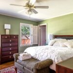 Primary Bedroom With 1/4 Acre View in Rental Home Greenville